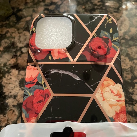 iPhone 12 pro max case. Rose and marble - Picture 3 of 3